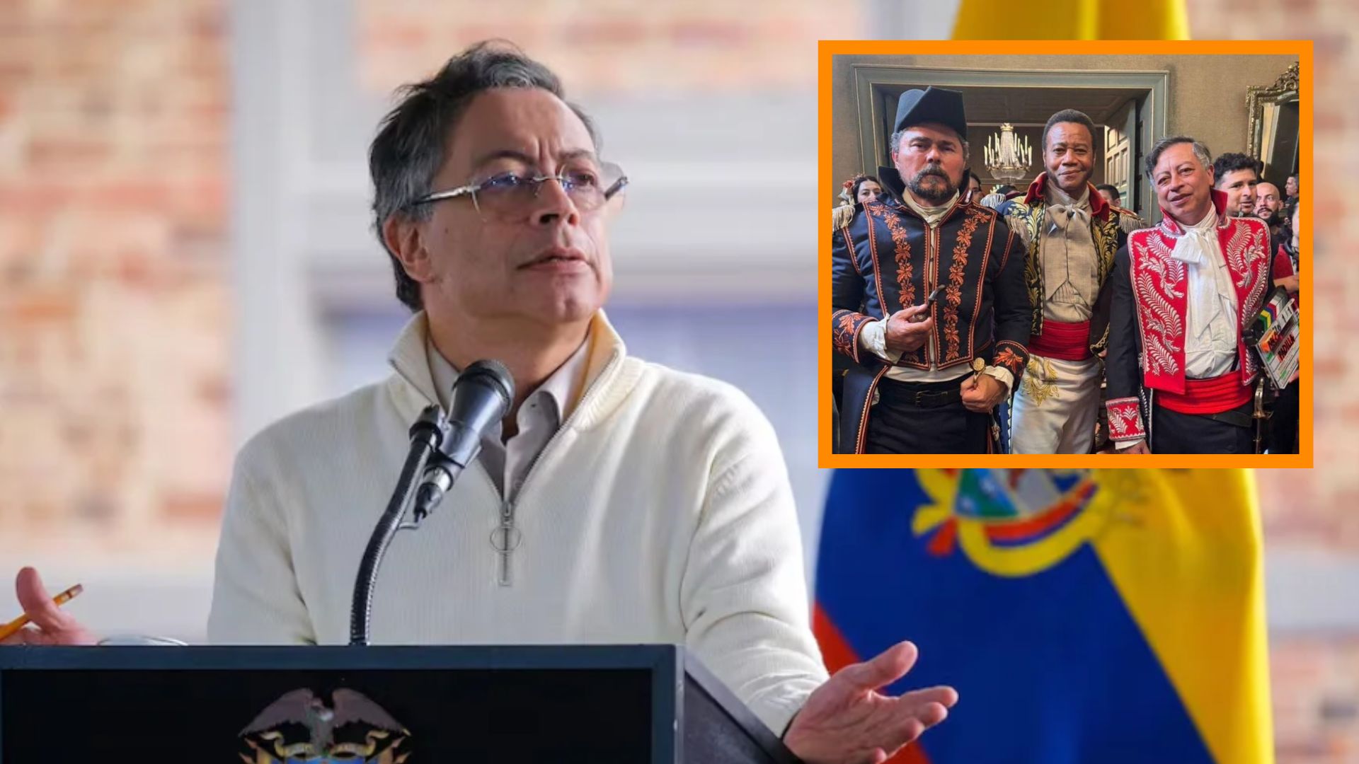 Polémica por incursión de Gustavo Petro como actor: tendría un papel en la  película sobre el Almirante Padilla protagonizada por Cuba Gooding Jr. y  financiada con recursos públicos - Infobae
