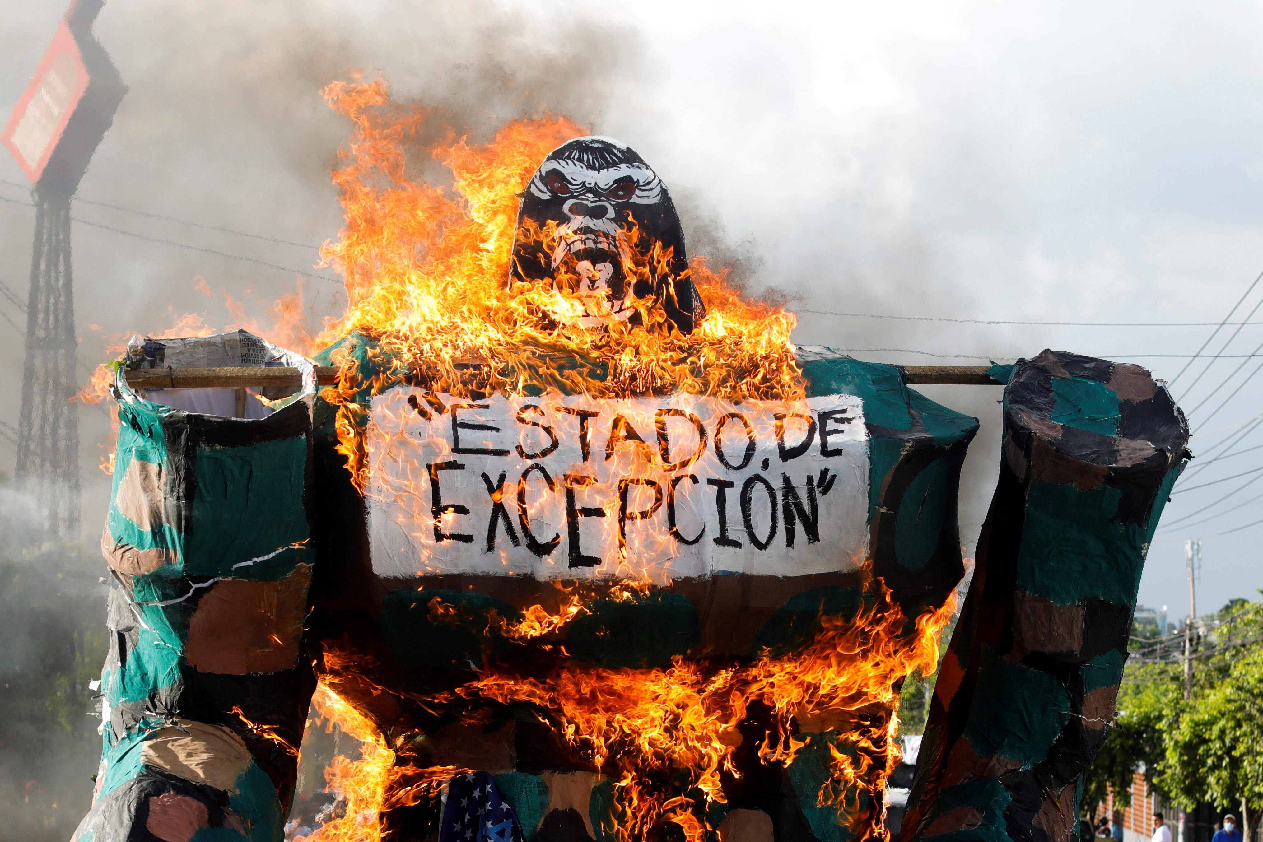 Protestas contra el estado de excepción en El Salvador