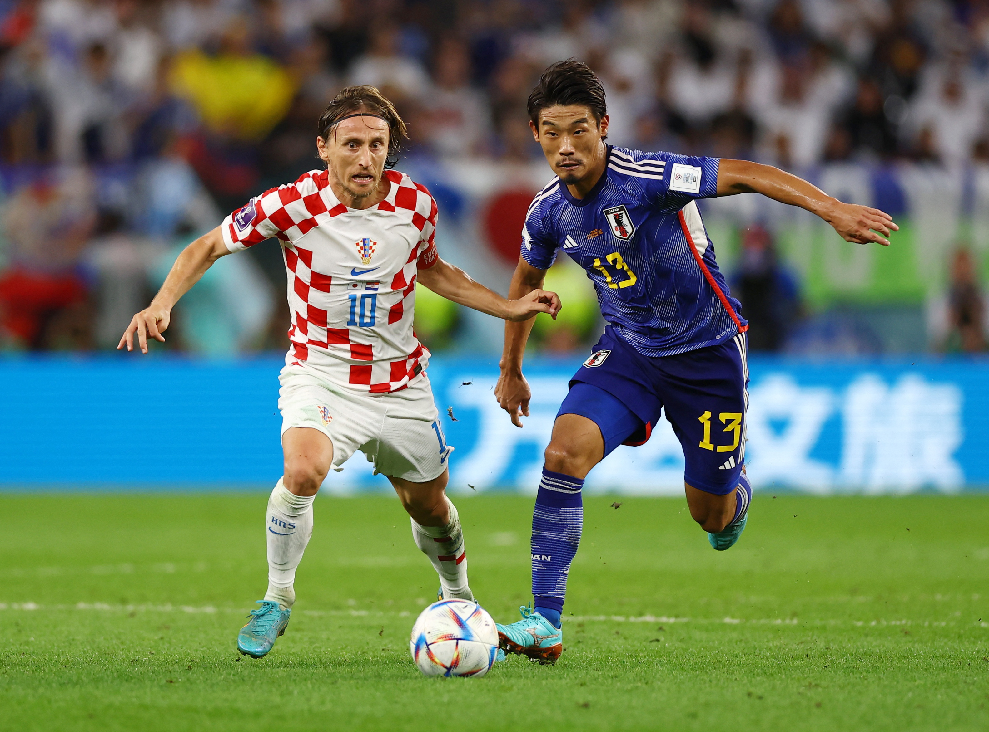 Japón y Croacia empataron y definen el pase a cuartos de final del Mundial en el alargue