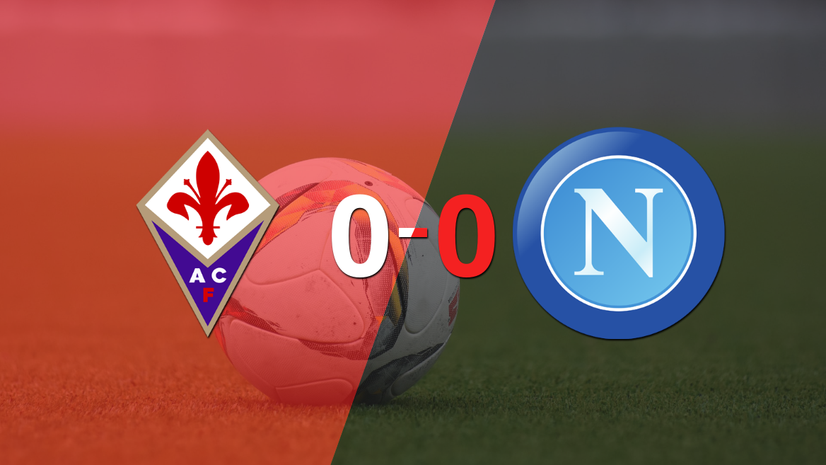 Sin goles, Fiorentina y Napoli igualaron el partido