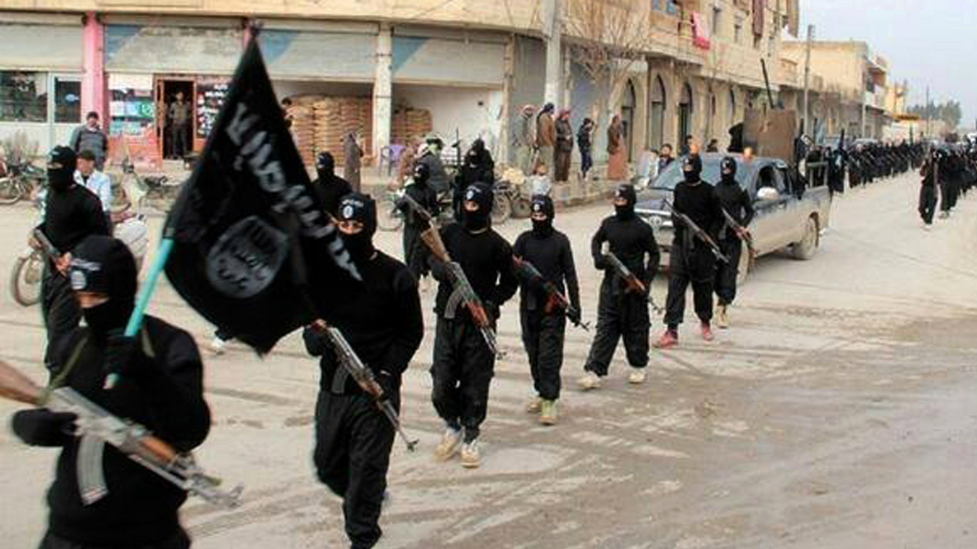 Combatientes del Estado Islámico (AP)