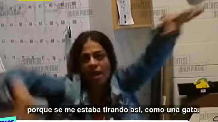 Los hechos acontecieron el 24 de junio de 2019, cuando la modelo se reunió con su vecina y otras dos personas (Captura de pantalla: YouTube/¡Siéntese quien pueda!)