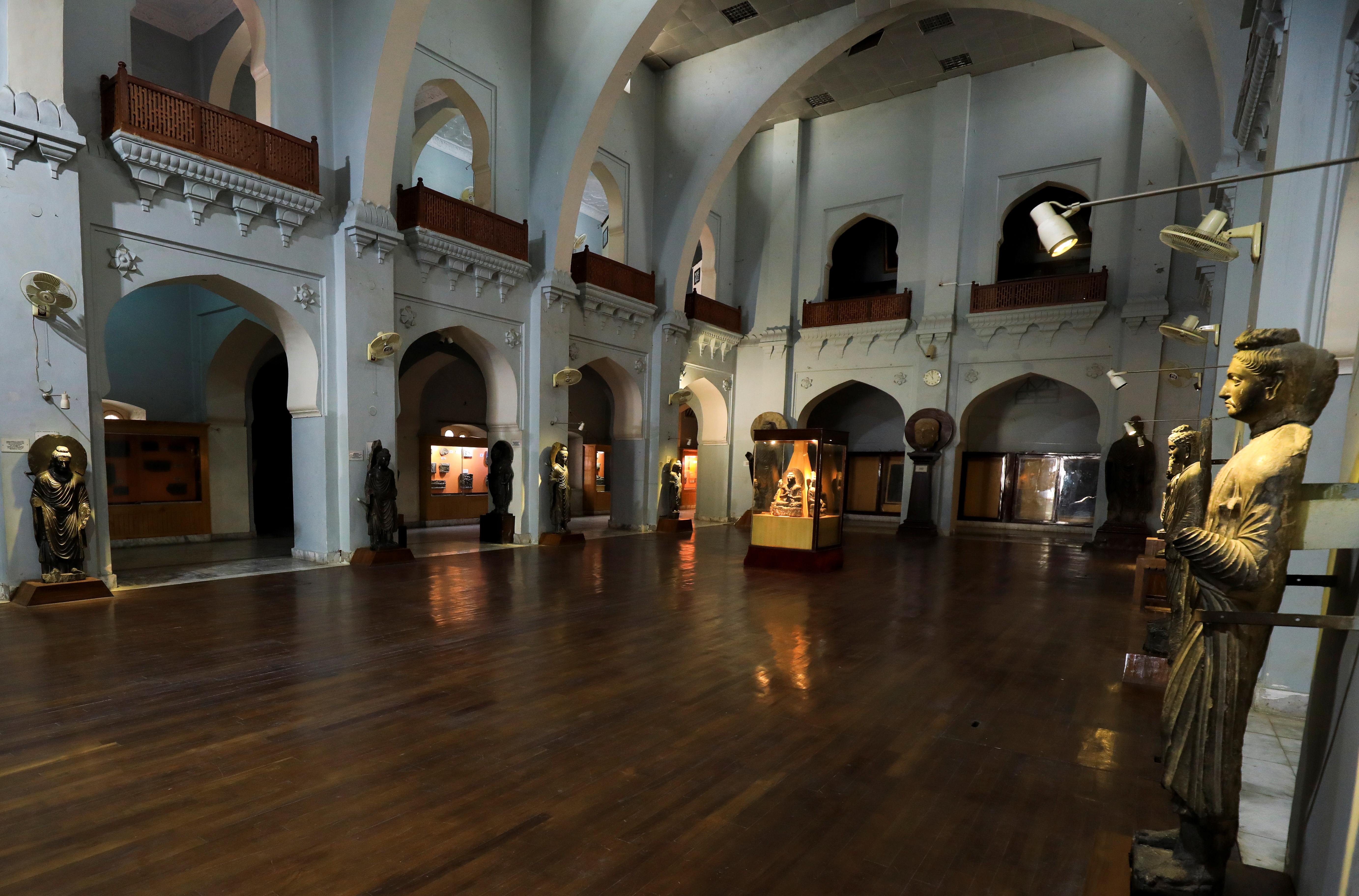 Una vista general de un museo cerrado de Peshawar en Pakistan, a partir de la cuarentena( REUTERS/Fayaz Aziz)