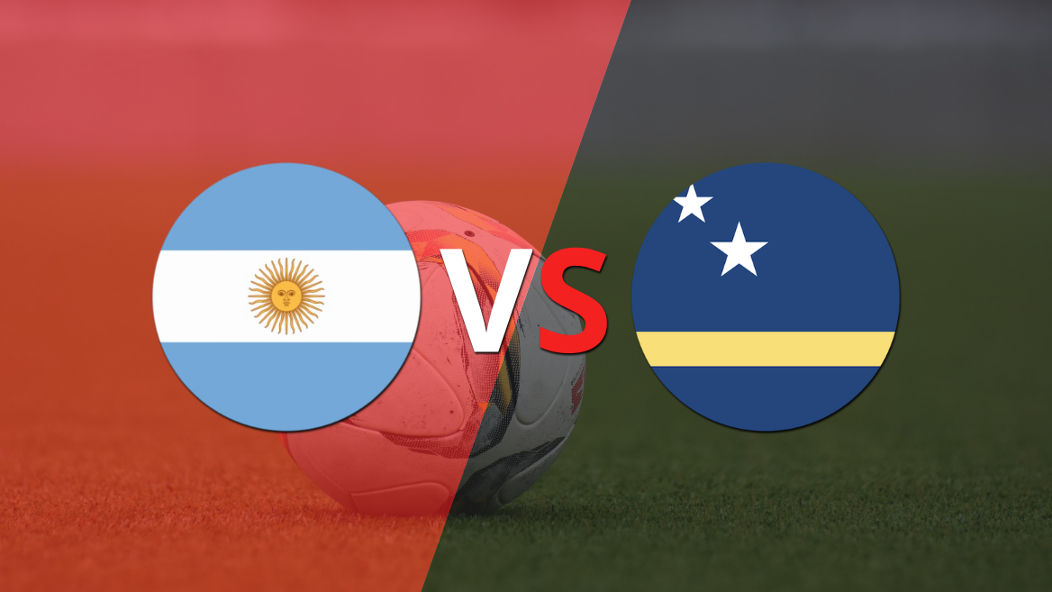 Se enfrentan Argentina y Curazao en duelo amistoso