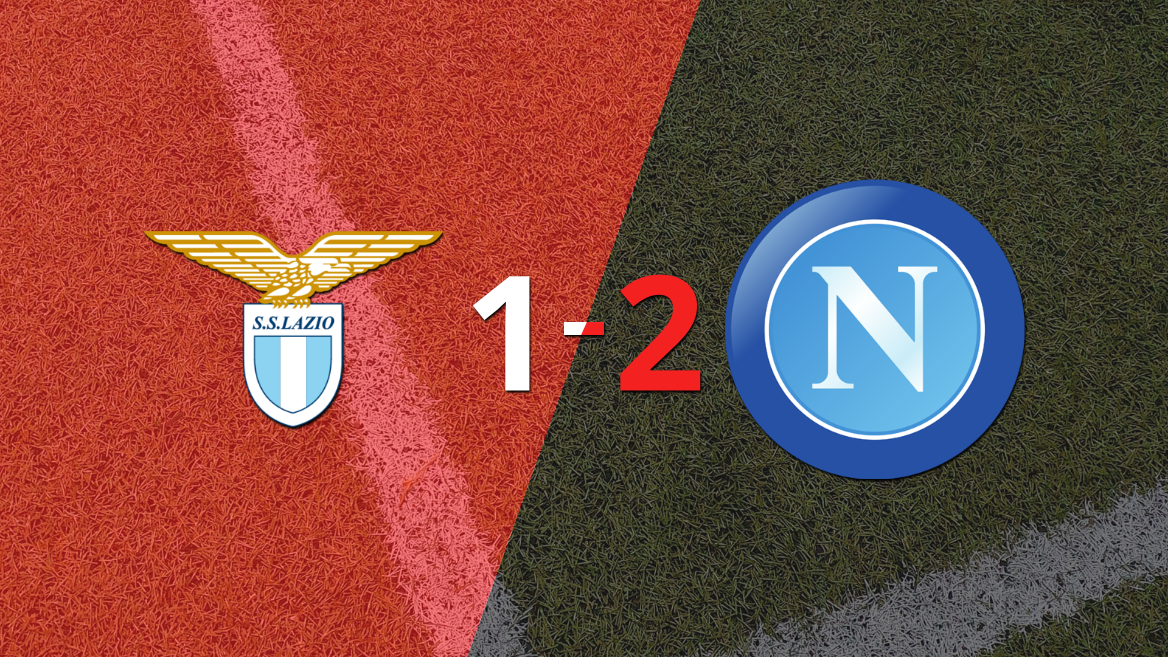 Lazio cayó 2-1 en casa frente a Napoli