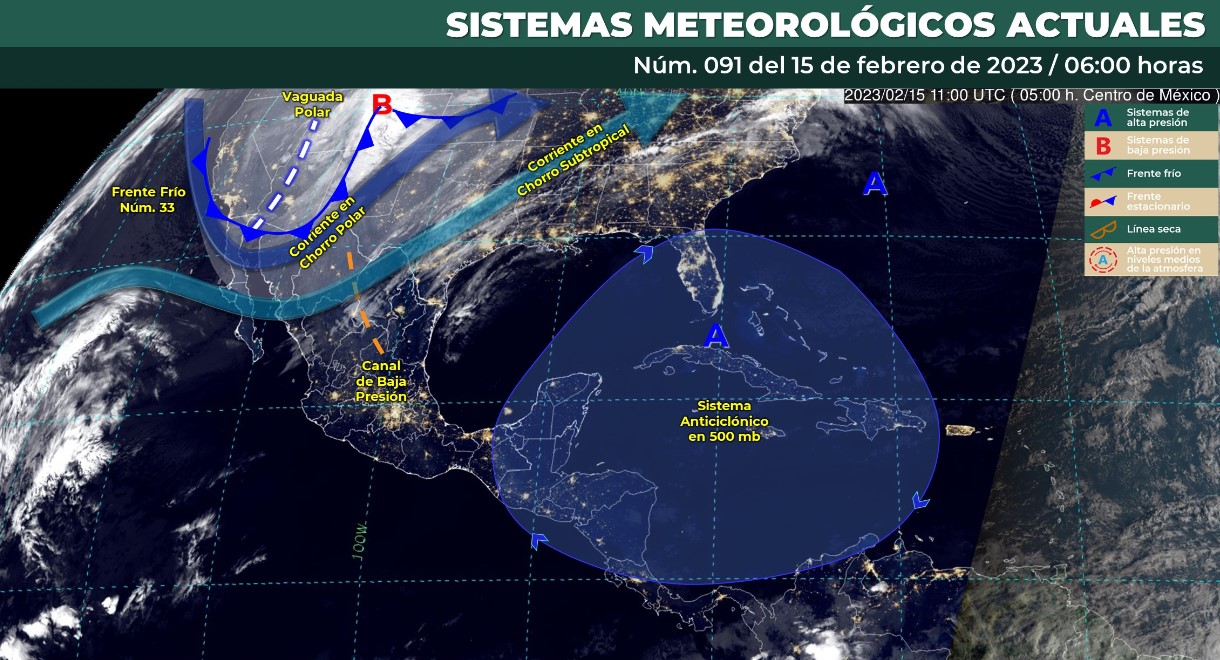 Continuarán Las Bajas Temperaturas En El Norte De México Ante Presencia De Nuevo Frente Frío 5774