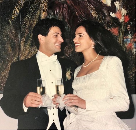 Paola Turbay junto a su esposo Alejandro Estrada el día de su matrimonio / Foto: @paolaturbay