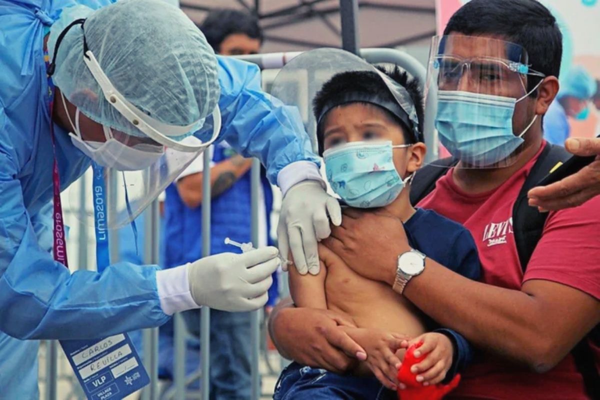 COVID-19: Vacunación de niños de 5 a 11 años inicia este lunes 24 de enero en ciertas regiones del Perú (Foto:Andina)