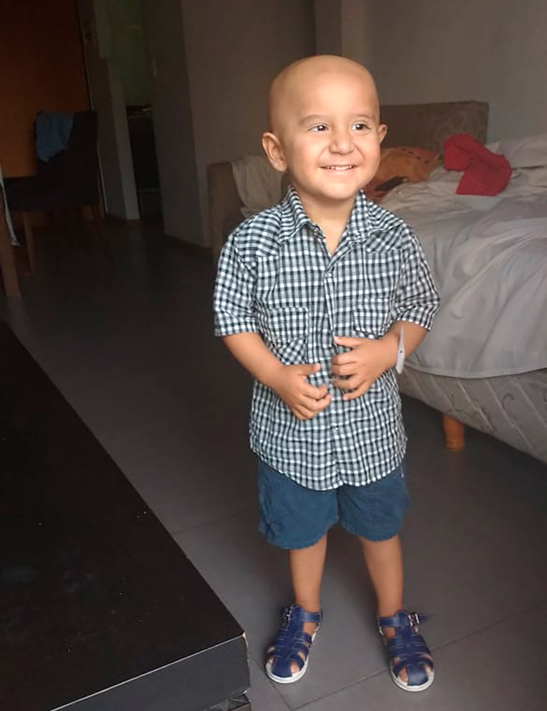 Al pequeño le detectaron un neuroblastoma a los pocos días de cumplir un año 
