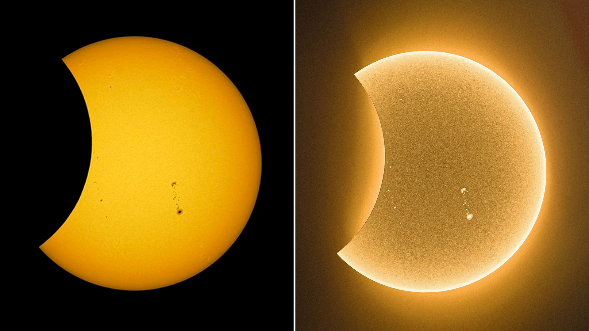 Así disfrutaron los amantes de la astronomía el eclipse solar híbrido en  México - Infobae