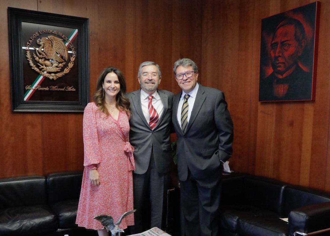 El embajador se reunió con senadores (Foto: Twitter/@senadomexicano)