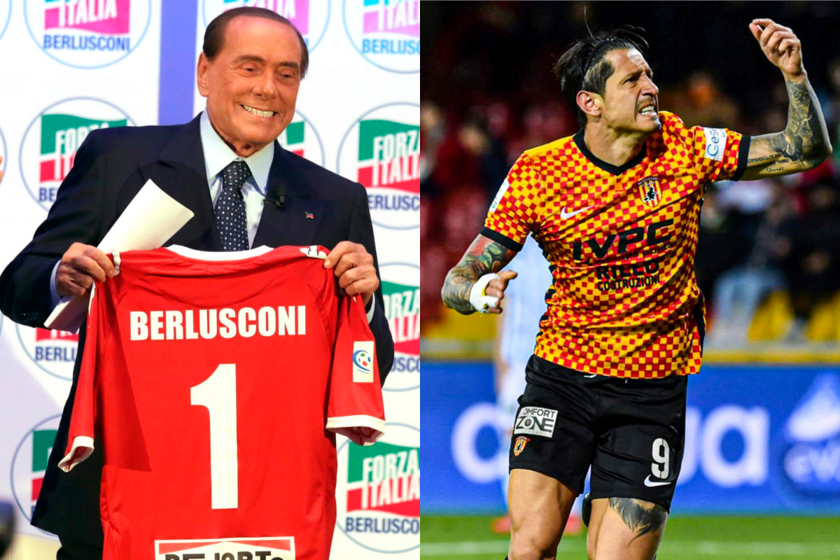 Berlusconi y Lapadula estuvieron juntos en el AC Milan en el 2017. (Foto: Internet)