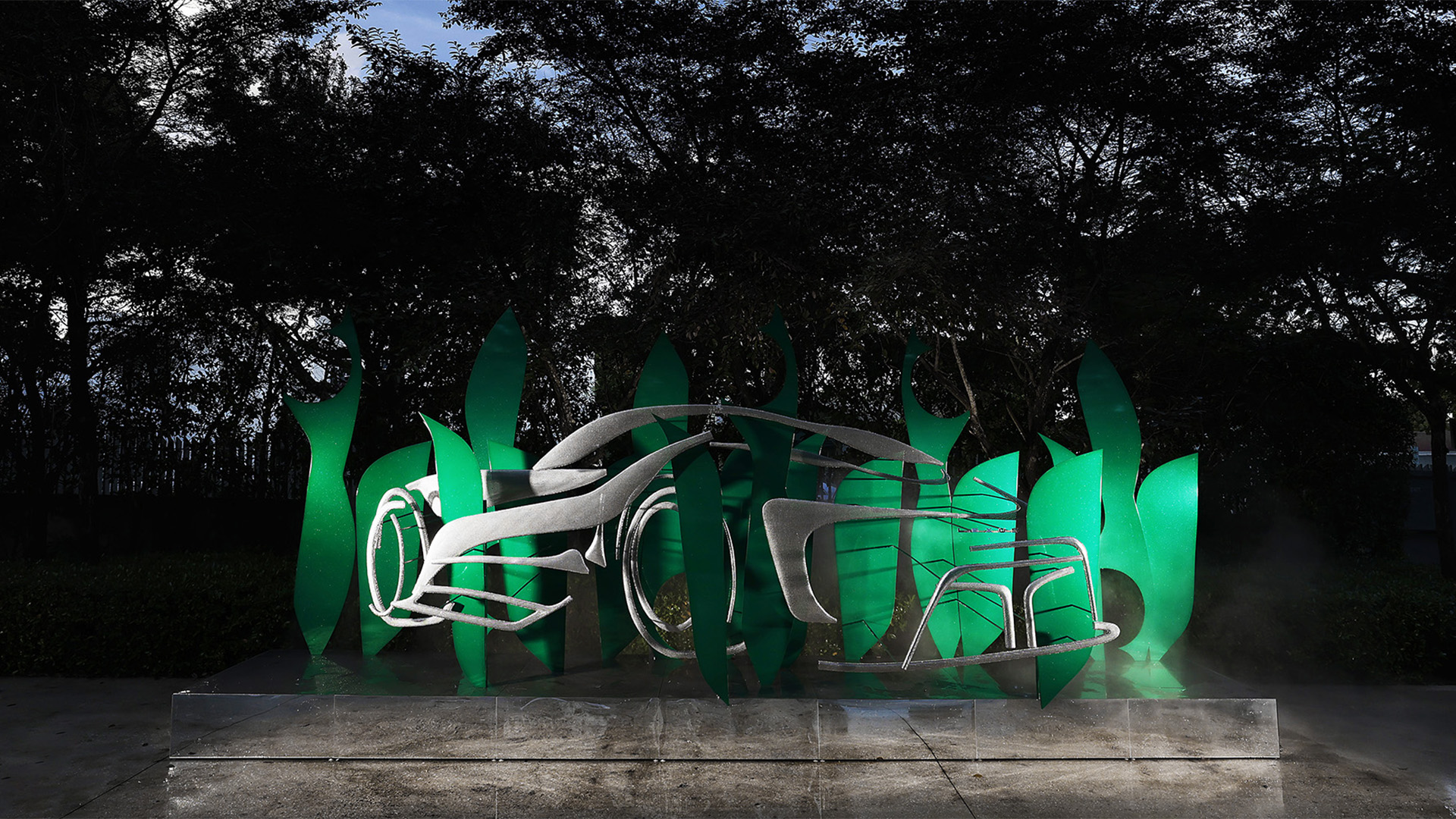 Lexus en Miami: cuando el arte se inspira en un auto del futuro