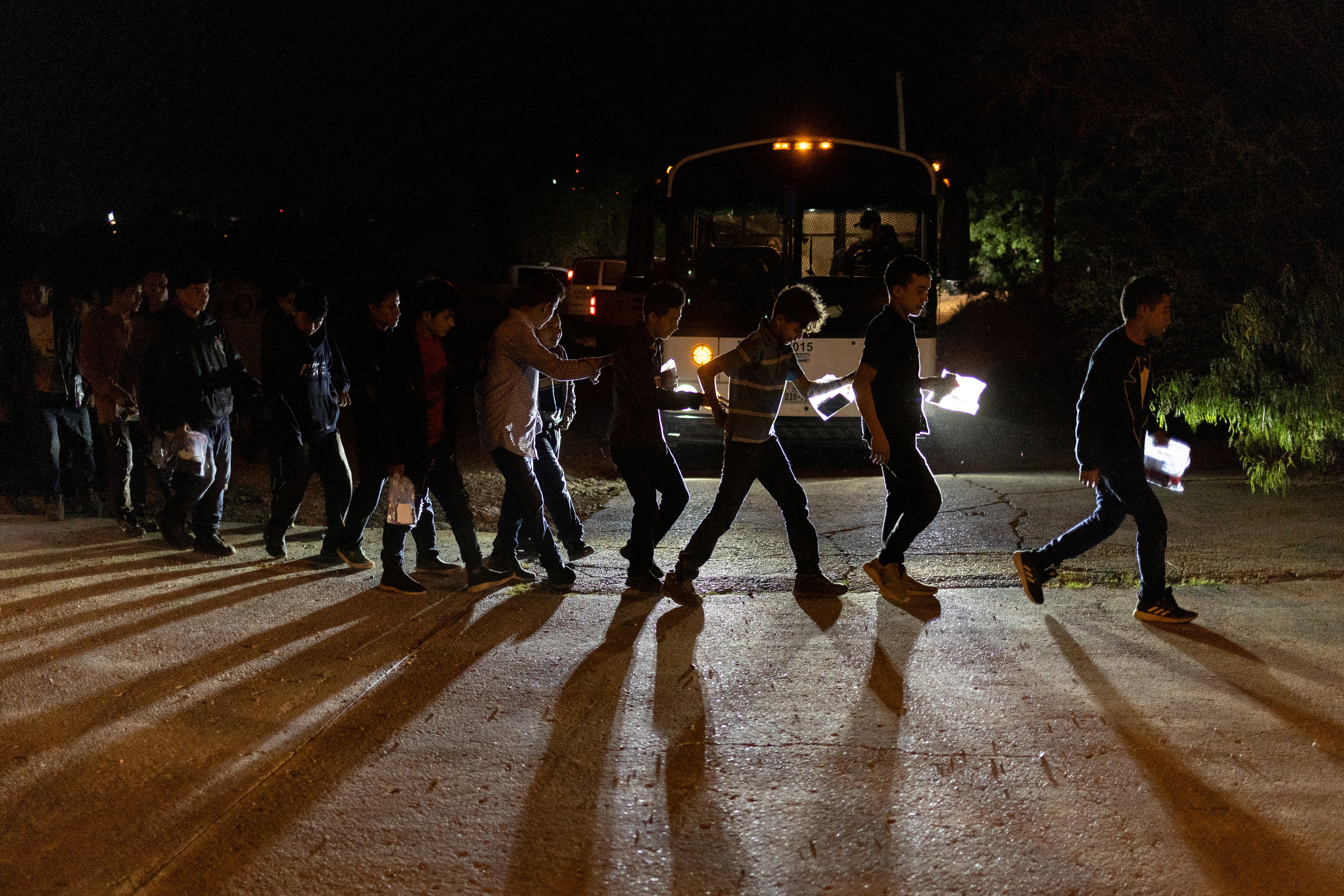 En 2022 aumentó el número de detenciones debido a que se disparó el flujo migratorio.  REUTERS/Adrees Latif    