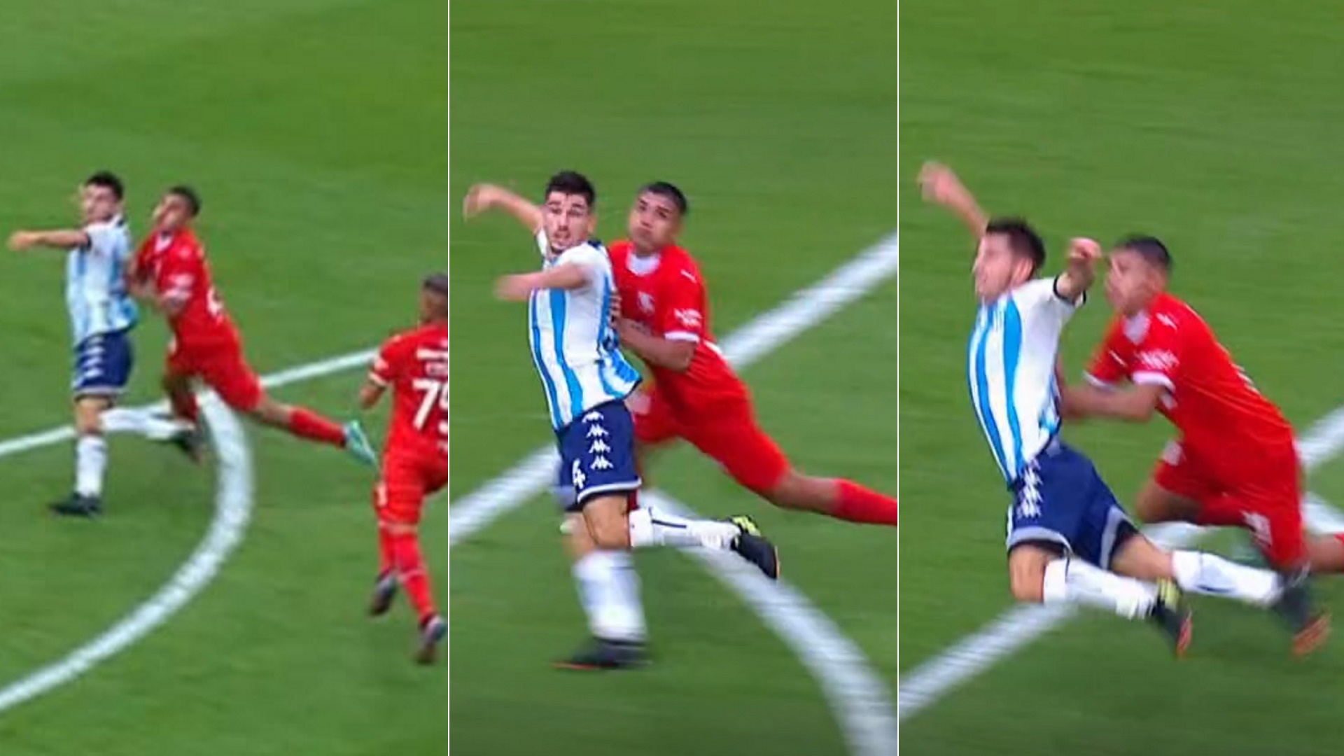 La gran polémica en el clásico entre Independiente y Racing: la infracción en el penal que anotó Matías Rojas fue afuera del área