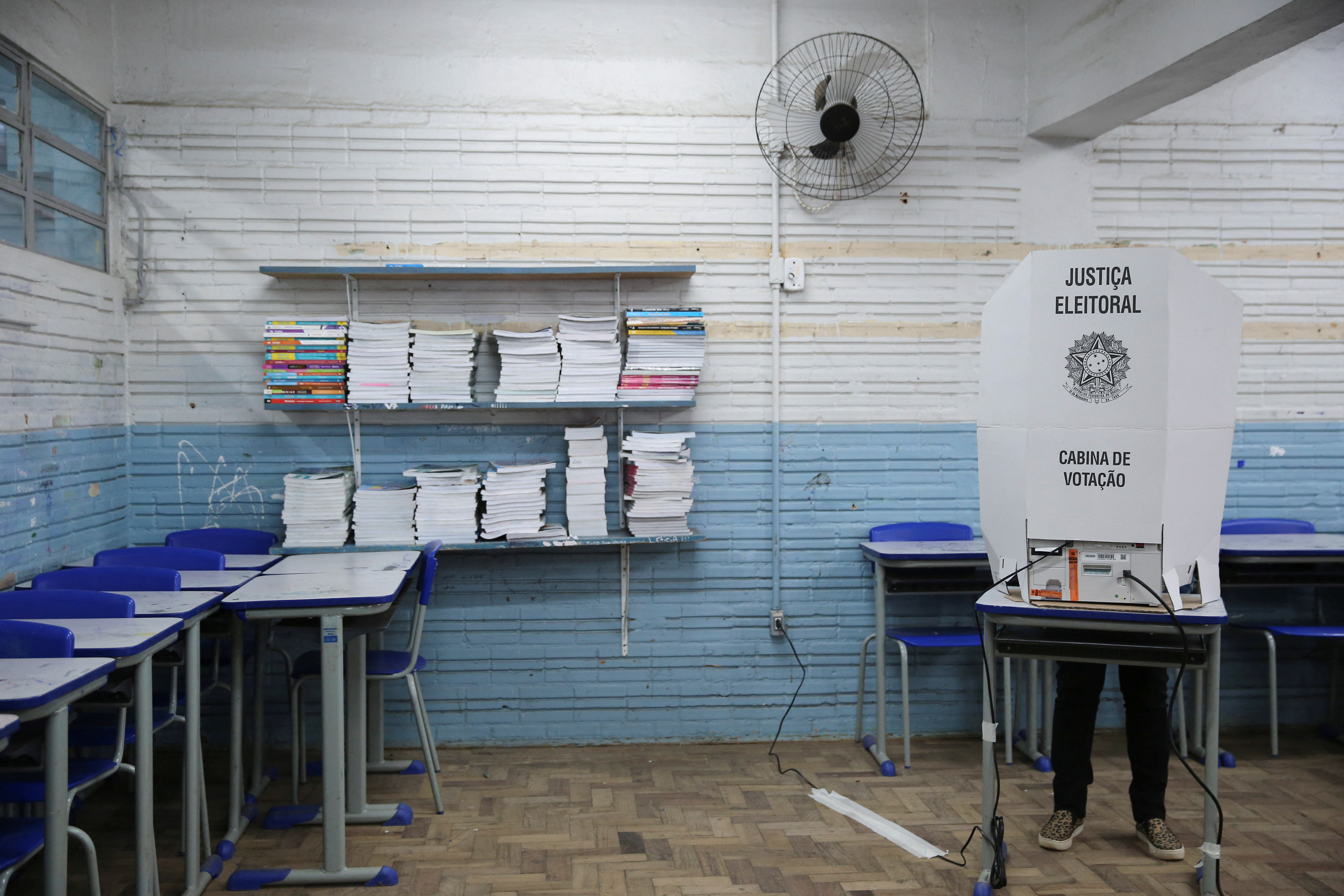 Una máquina de votación (REUTERS/Diego Vara)