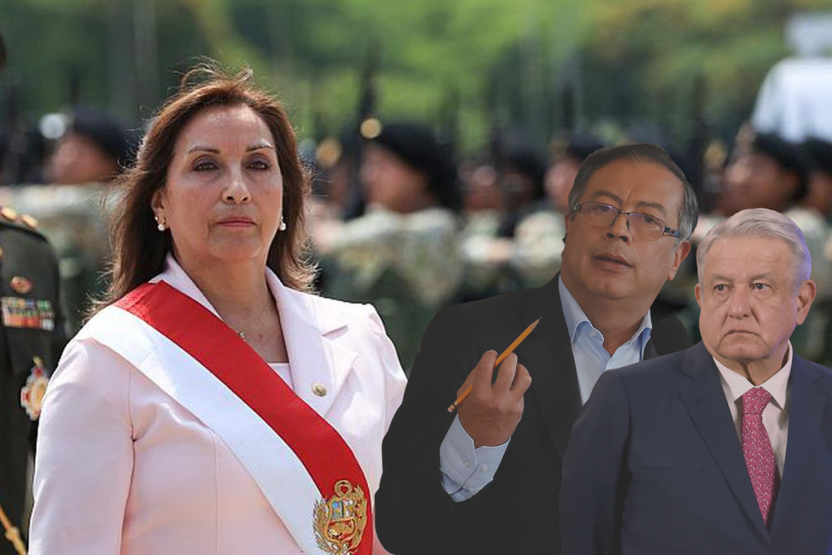 Gustavo Petro y AMLO no reconocen a Dina Boluarte como presidenta del Perú.