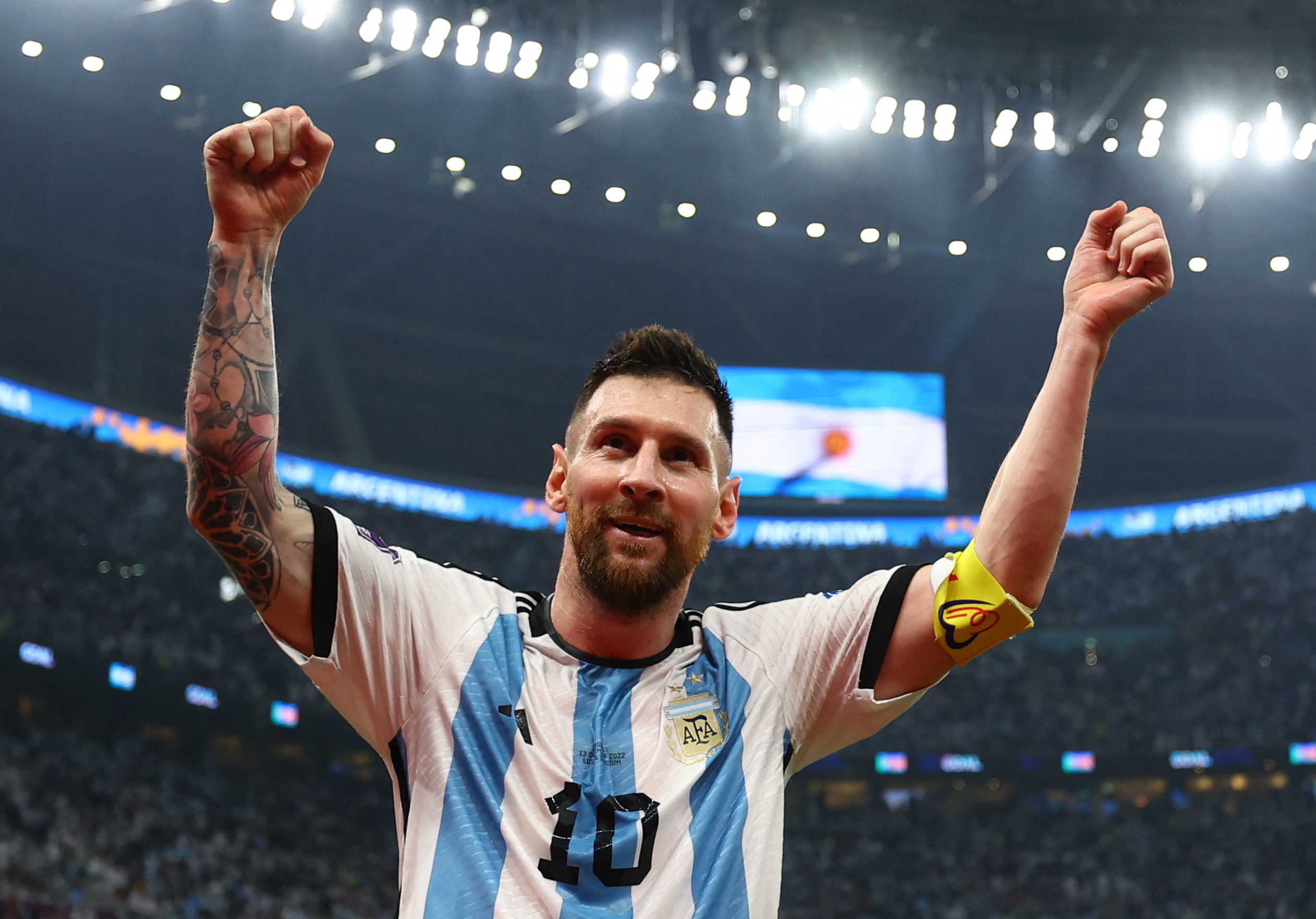 Lionel Messi está redondeando una Copa del Mundo en un gran nivel y con cinco tantos, la mayor cantidad en un solo Mundial