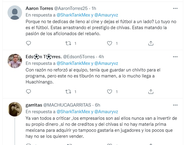Cabe destacar que otros usuarios de la red social usaron el hashtag #ChivasNoEsParaCualquierDueño para expresar su descontento (Foto: Twitter/@AaronTorres25)