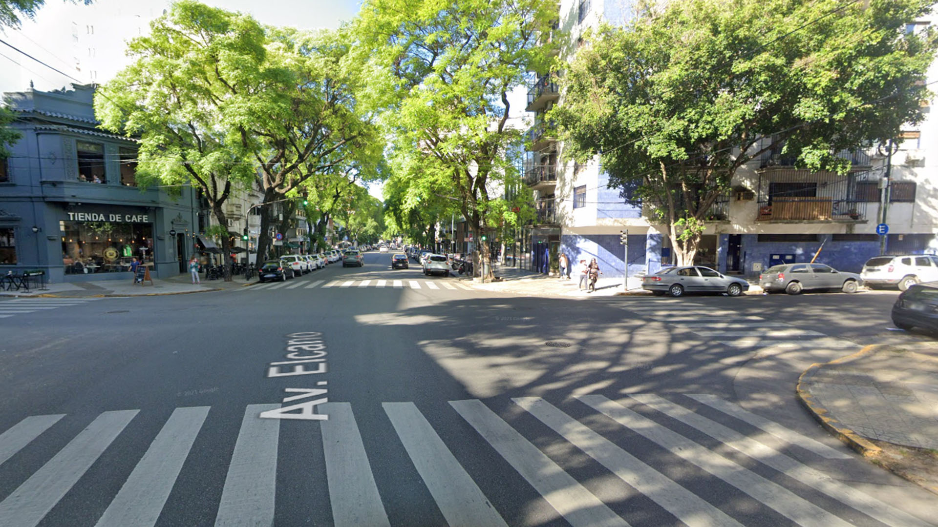 Avenida Elcano y Conde, una intersección del barrio de Chacarita, donde el valor de los terrenos para construir por m2 oscilan en 400 dólares
