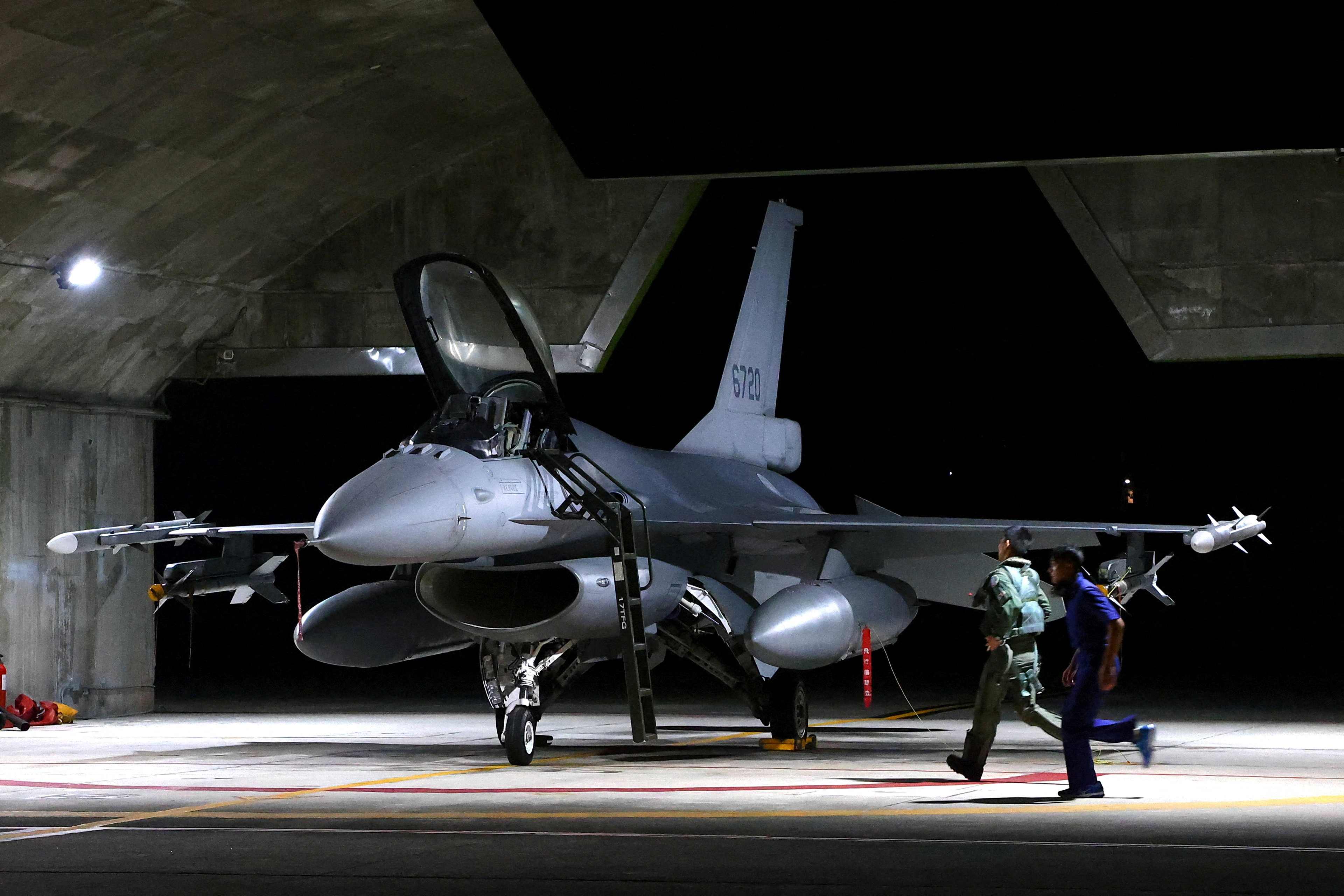 Combat readiness mission at the airbase in Hualien