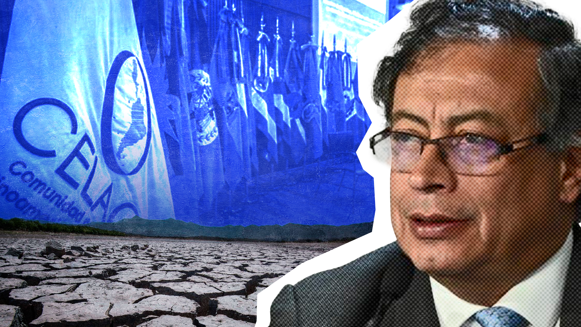 Gustavo Petro solicitó en la CELAC una integración regional para enfrentar la crisis climática. (Infobae/Jesús Avilés)