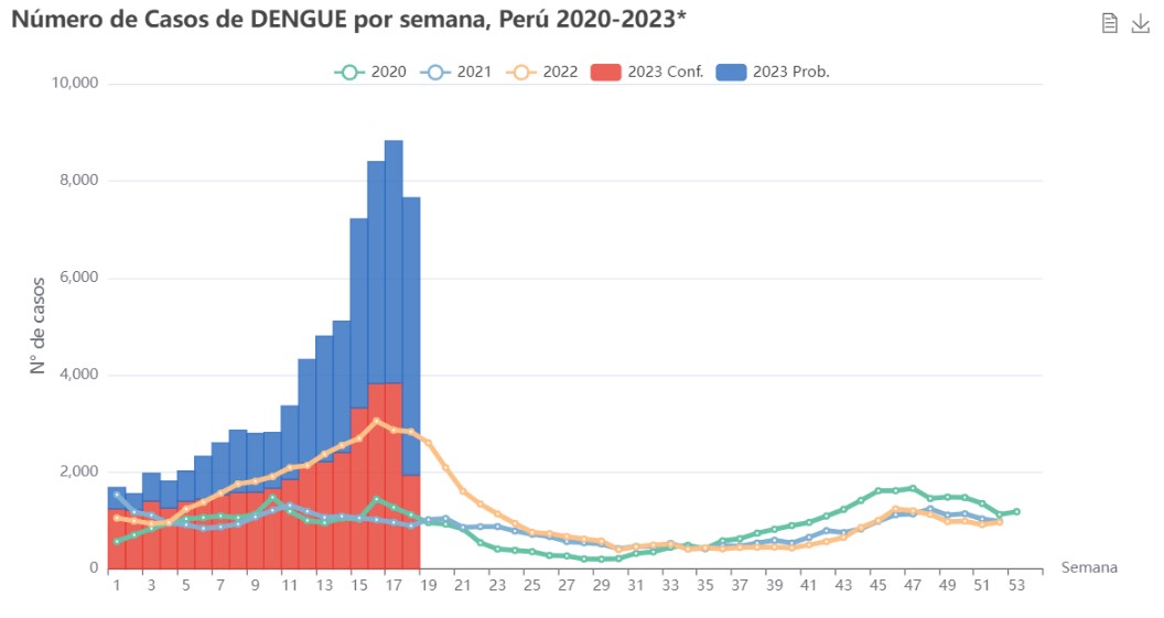 Brote de dengue es uno de los más graves de los últimos años. (CDC/Minsa)