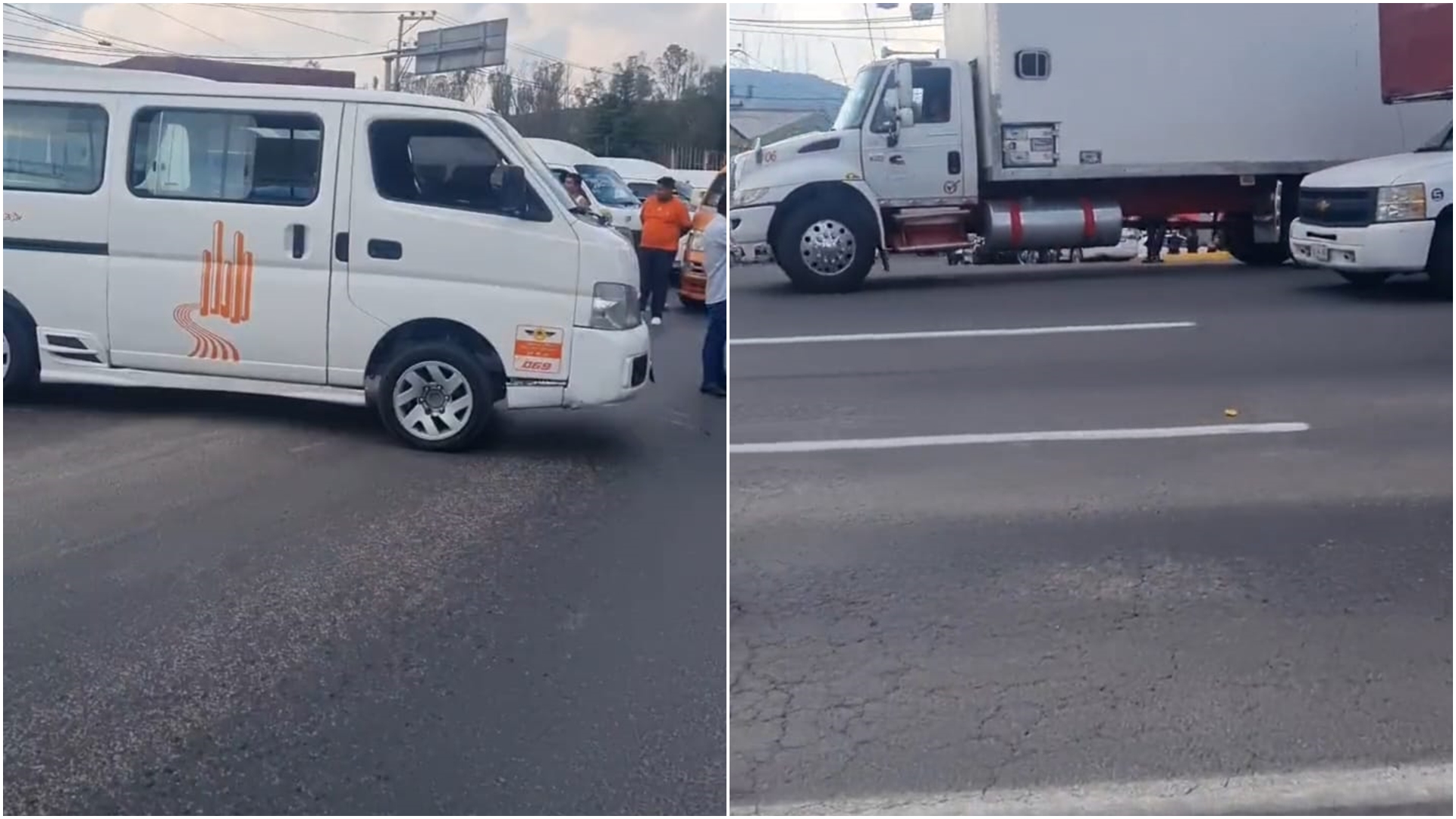 Transportistas colapsaron la autopista México-Pachuca por falta de pago del IEEM