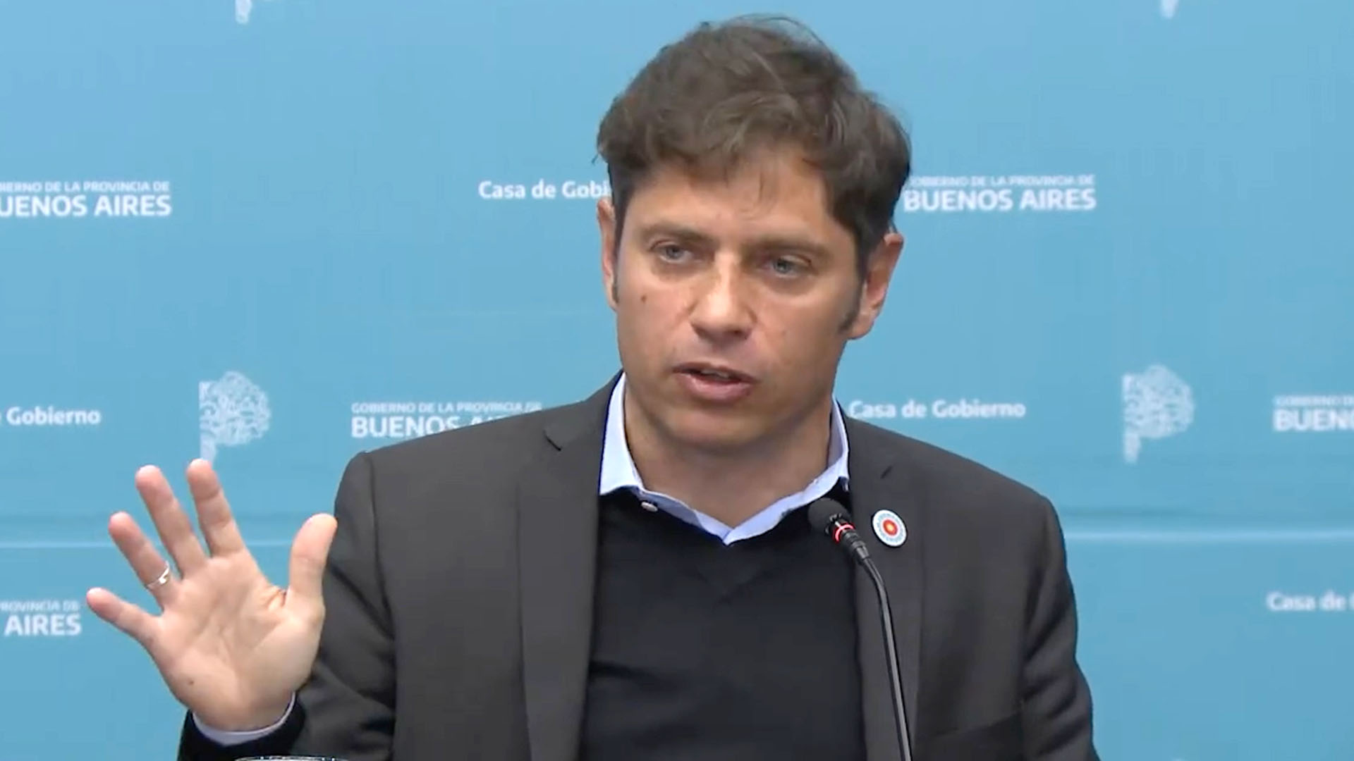 Mario Secco pidió por una reelección de Axel Kicillof en la provincia de Buenos Aires