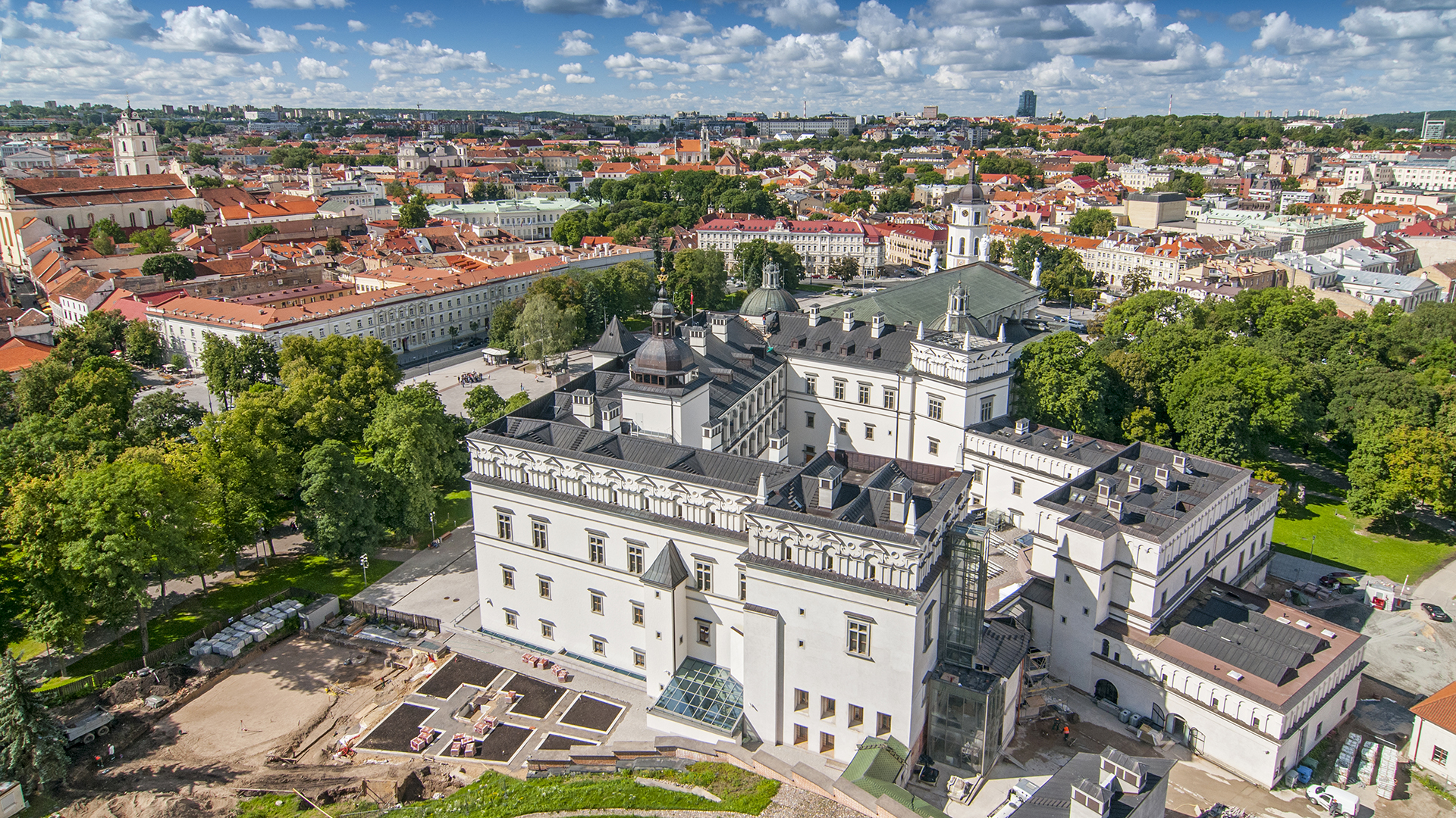 Una vista de Vila, la capital lituana