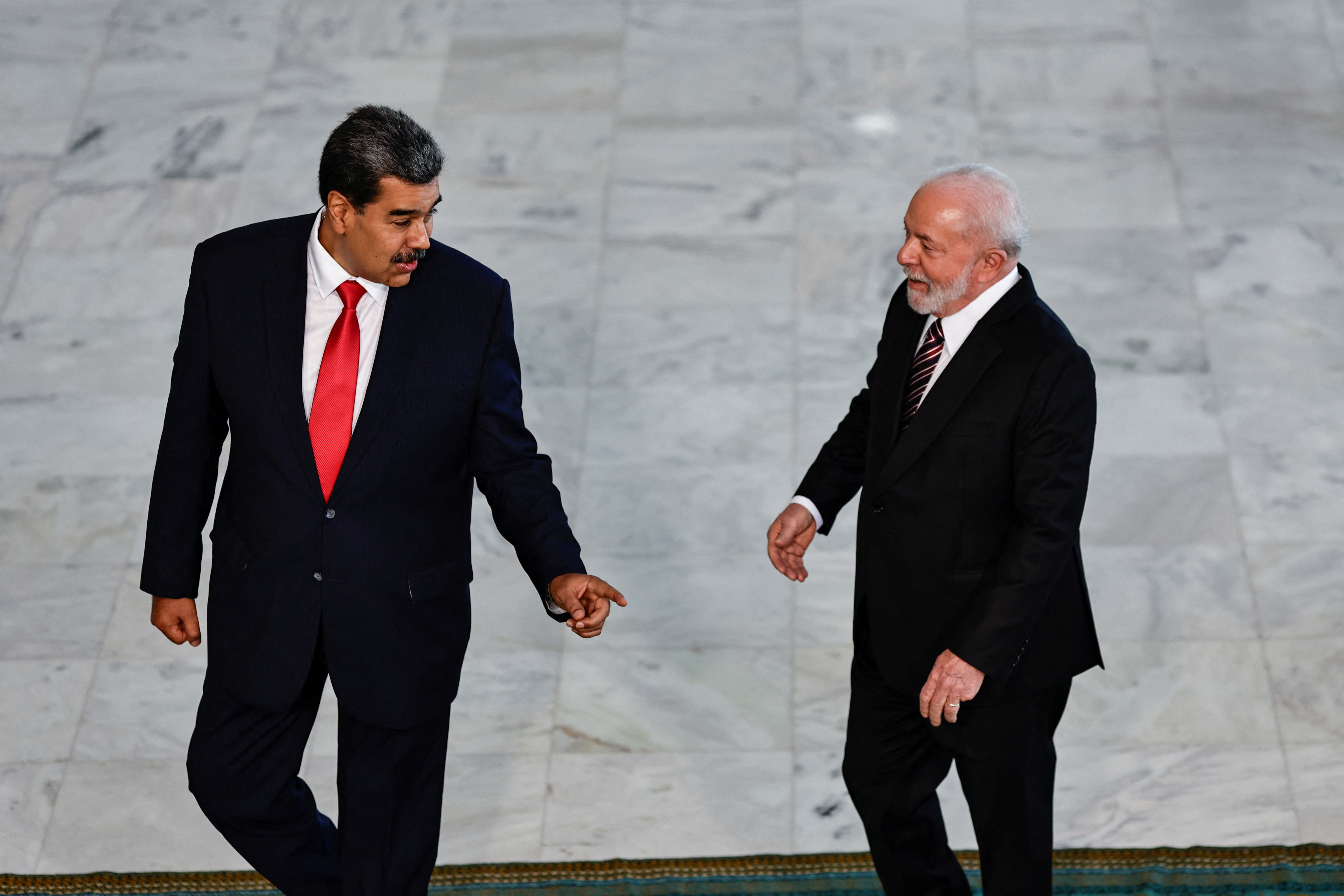 Maduro y Lula en Planalto (Reuters)