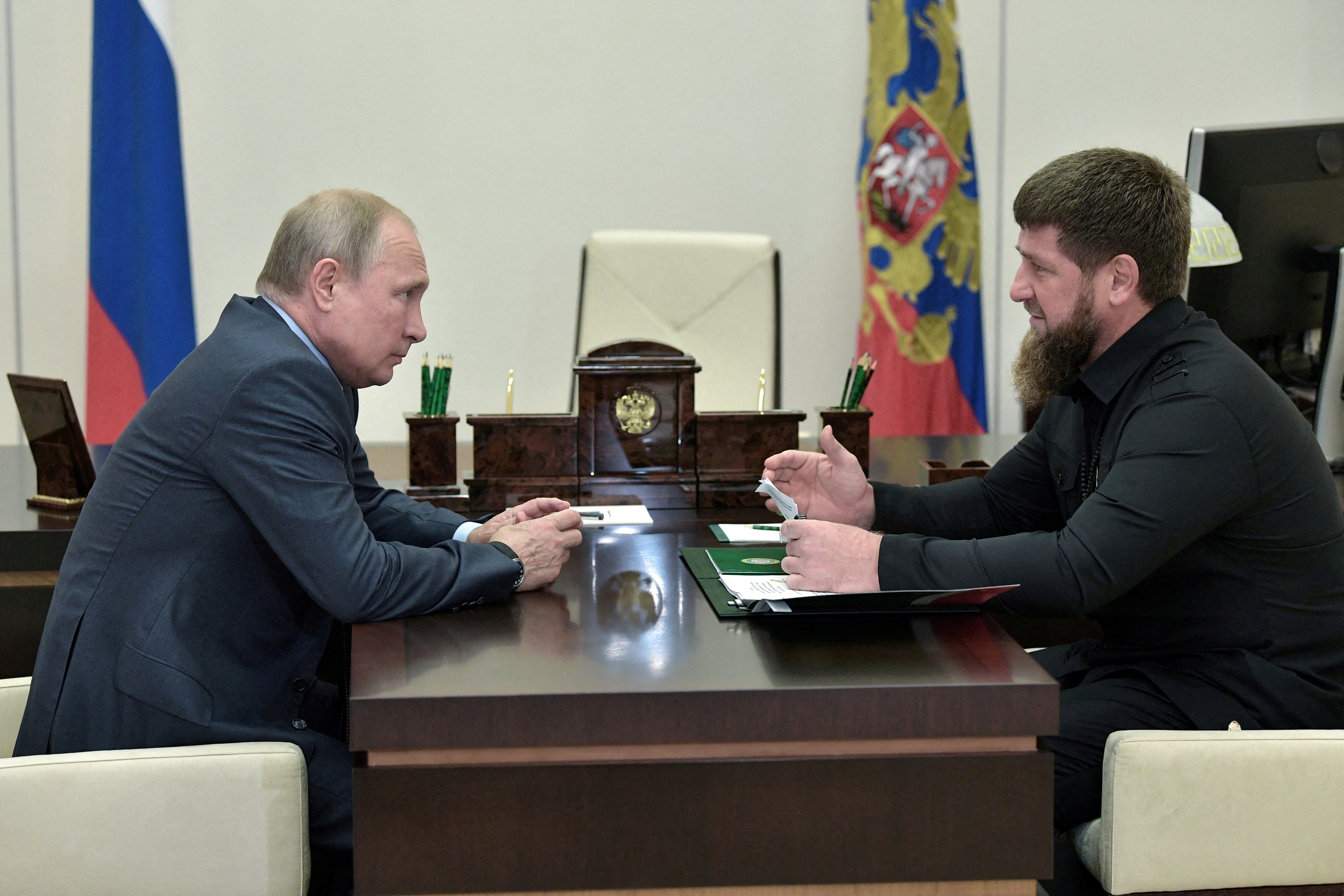 Kadyrov with Putin