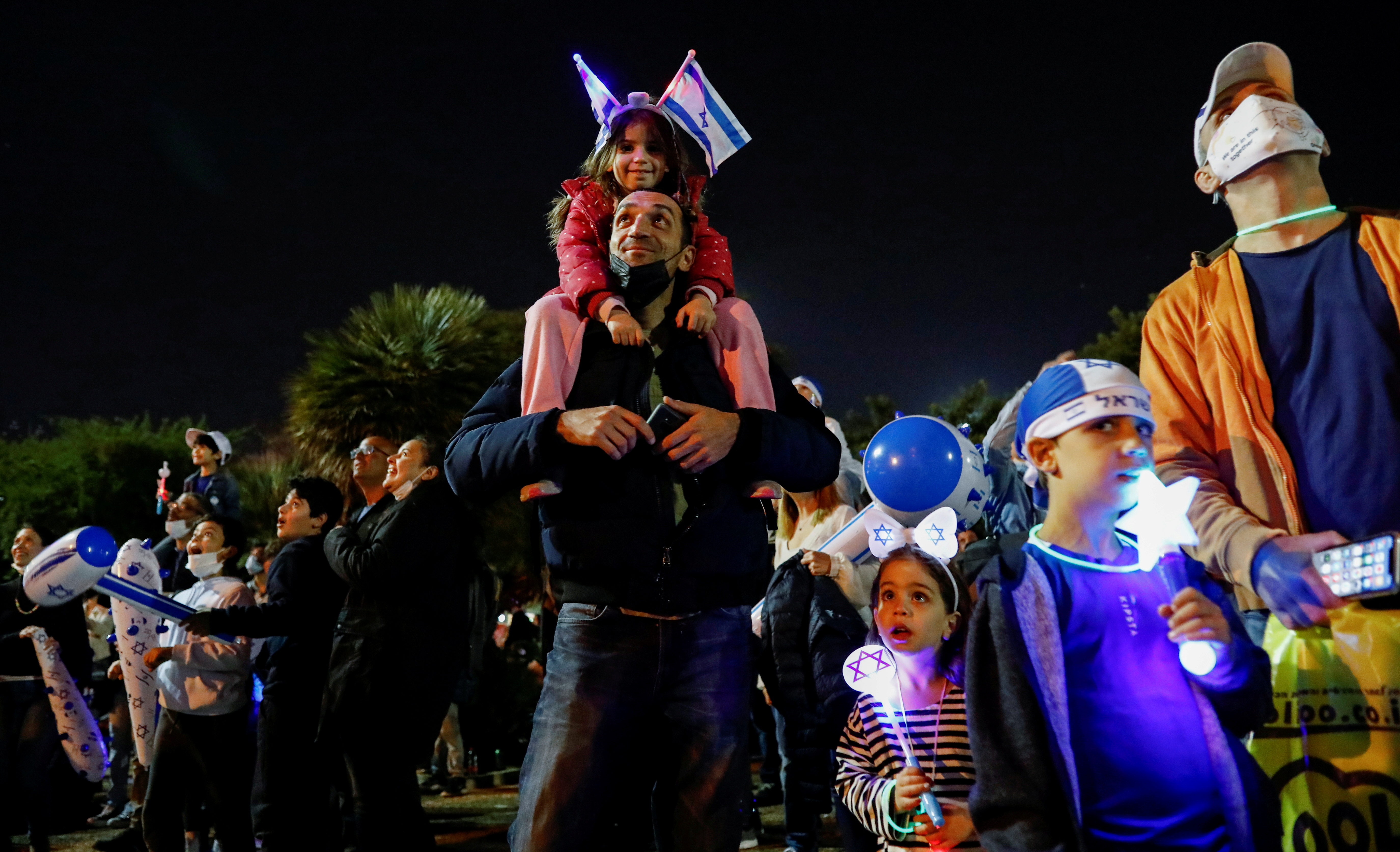 Así celebraban los israelíes su Día de la Independencia REUTERS/Corinna Kern 