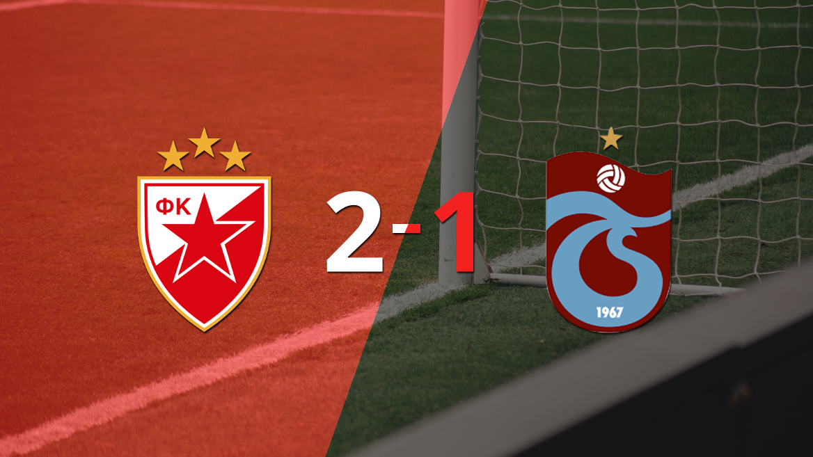 Estrella Roja logra 3 puntos al vencer de local a Trabzonspor 2-1