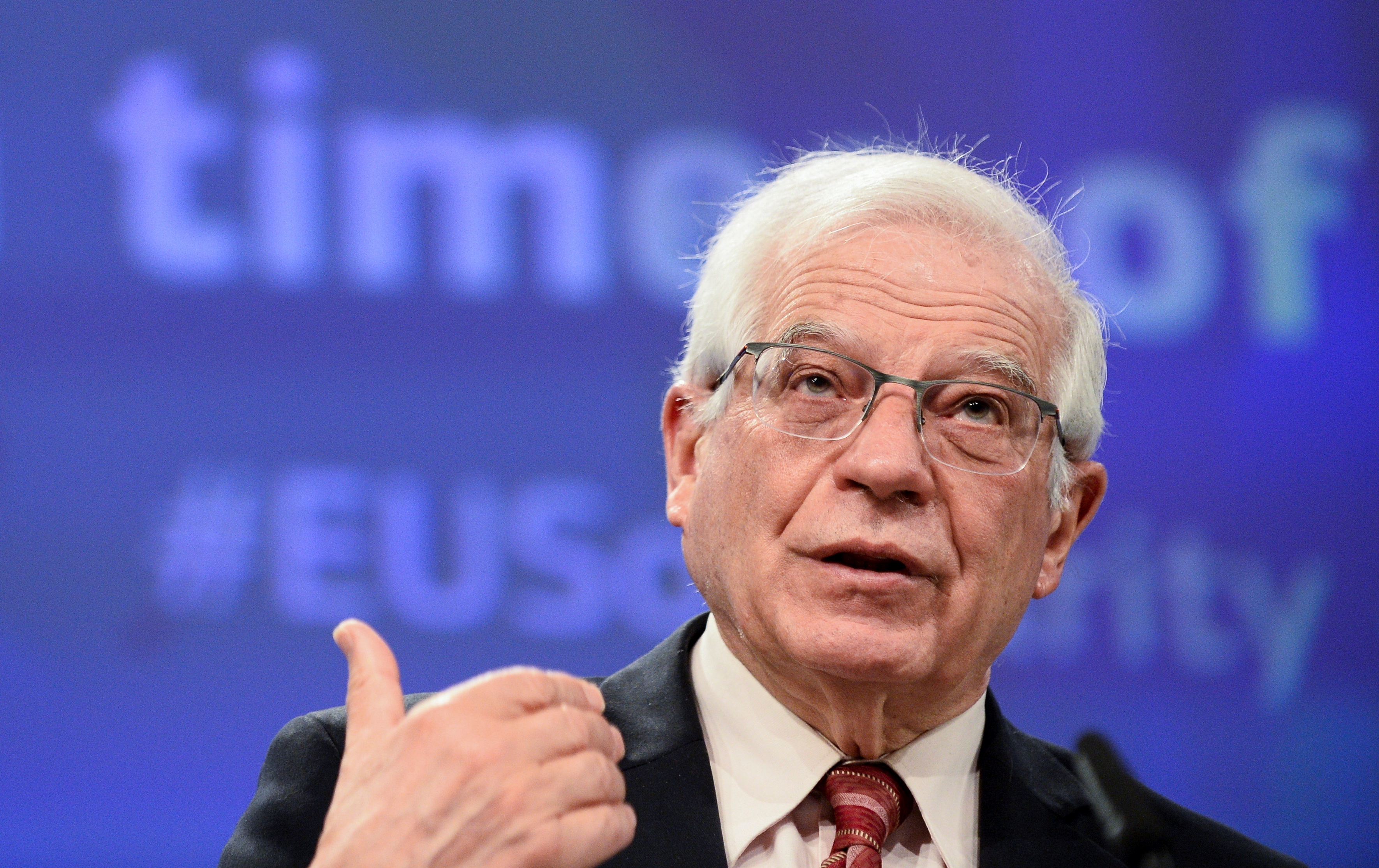 El alto representante para la Política Exterior de la Unión Europea (UE), Josep Borrell. EFE/EPA/JOHANNA GERON
