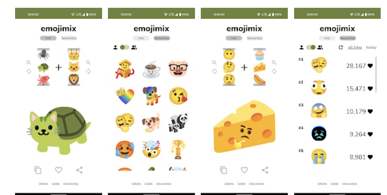 Emojimix es una aplicación gratuita