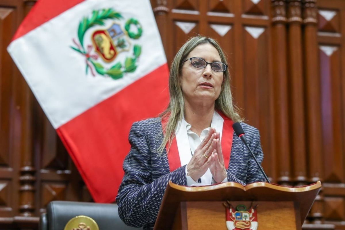 María del Carmen Alva, presidenta del Congreso, sustentará el proyecto de ley que propone el retorno a la bicameralidad. Foto: Andina.