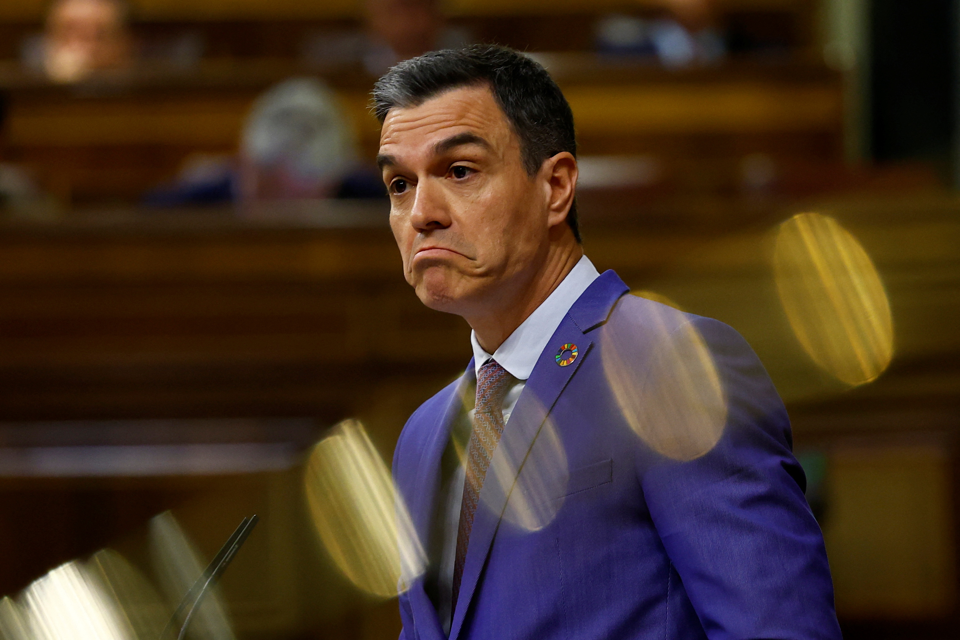 El debate de la moción de censura que Vox ha presentado contra el presidente del Gobierno, Pedro Sánchez, busca tumbar a un Ejecutivo que considera de "podredumbre" (Reuters)