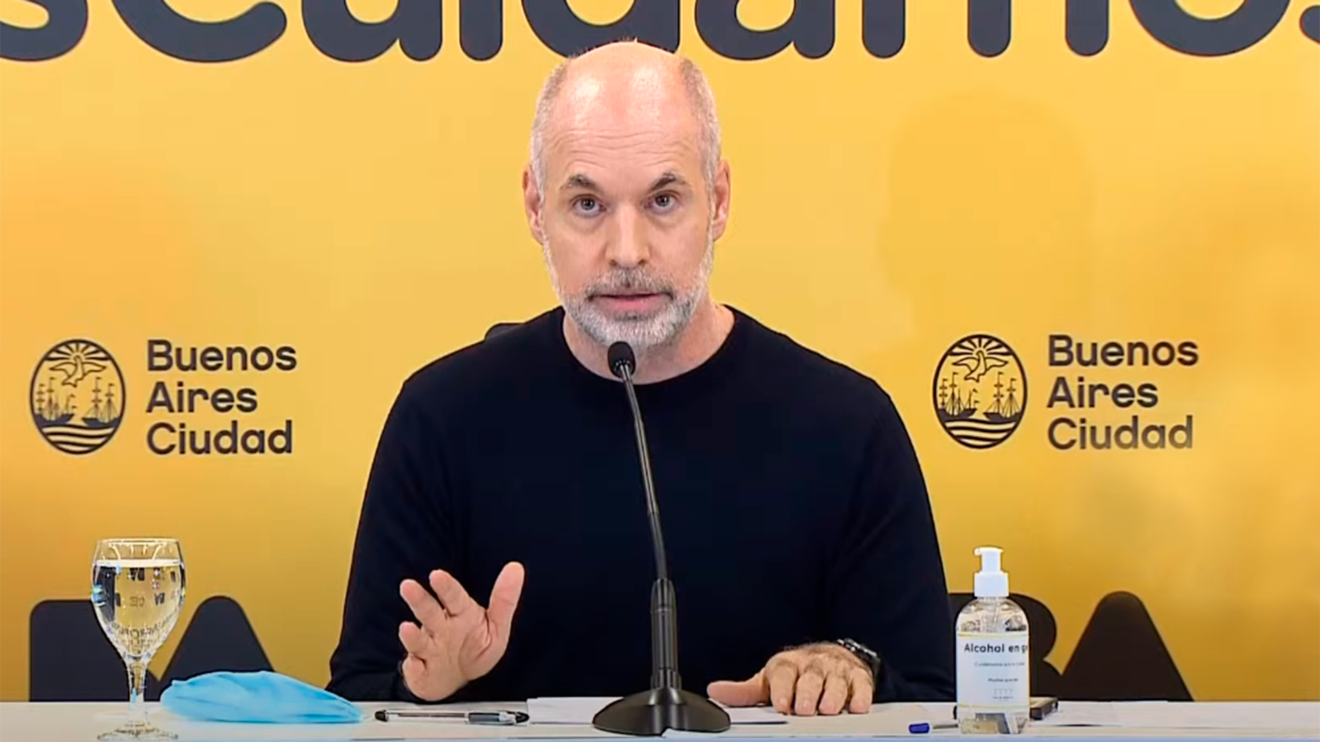 Horacio Rodríguez Larreta, jefe de Gobierno de la ciudad de Buenos Aires