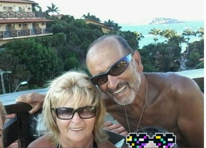 Nelly y Heber, de vacaciones en Brasil