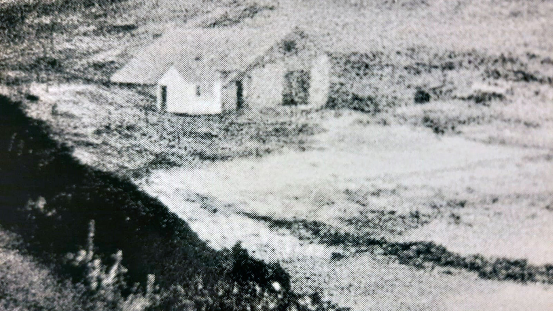 Imagen del “refugio Barnard”, restaurado hace algunas décadas. New Island.