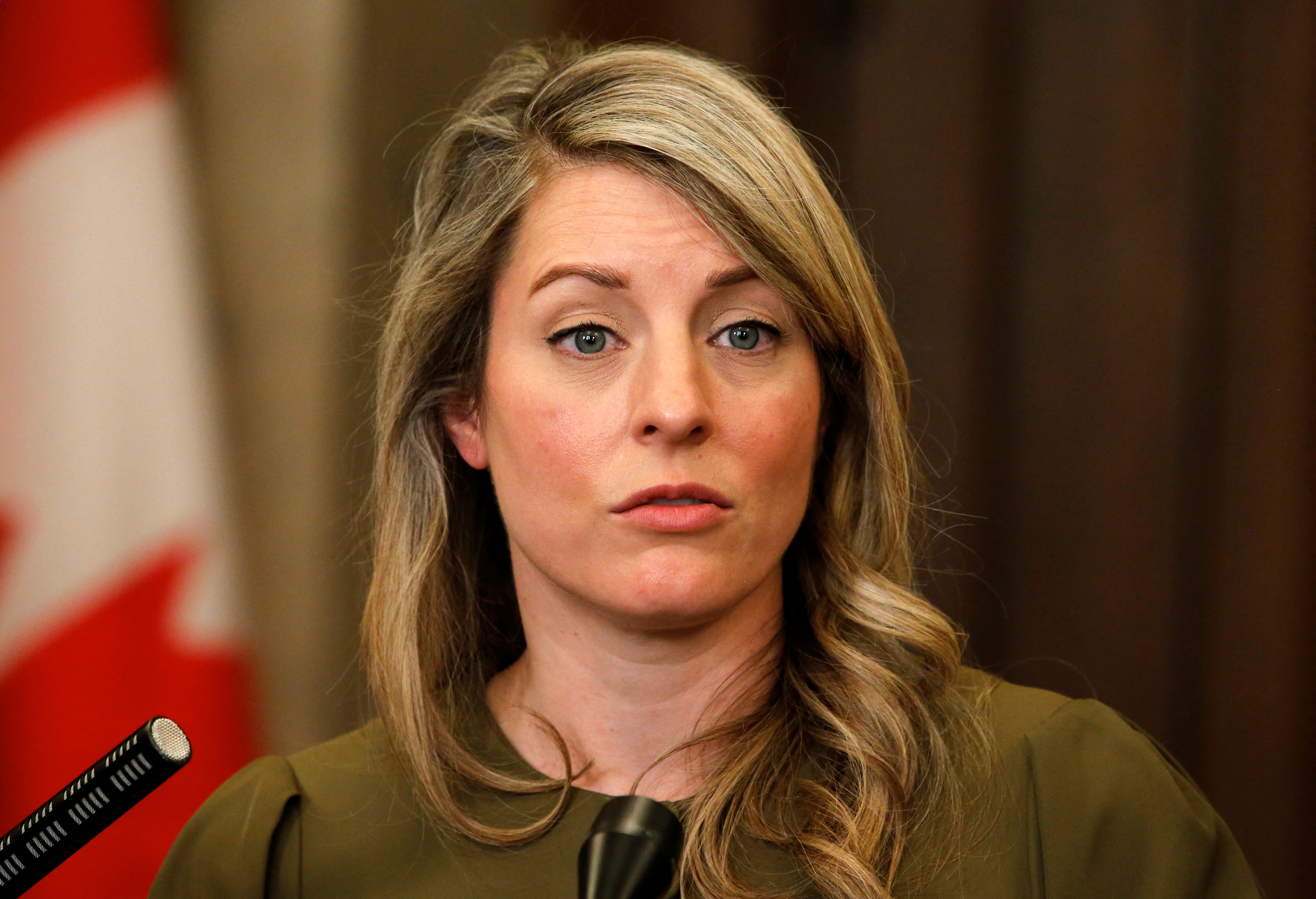 La ministra de Exteriores de Canadá, Melanie Joly