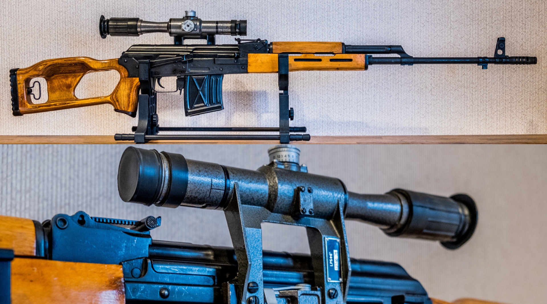 FA Cugir's PSL-54C sniper has been in production since the 1970s.  (Twitter/@Rusjpa)