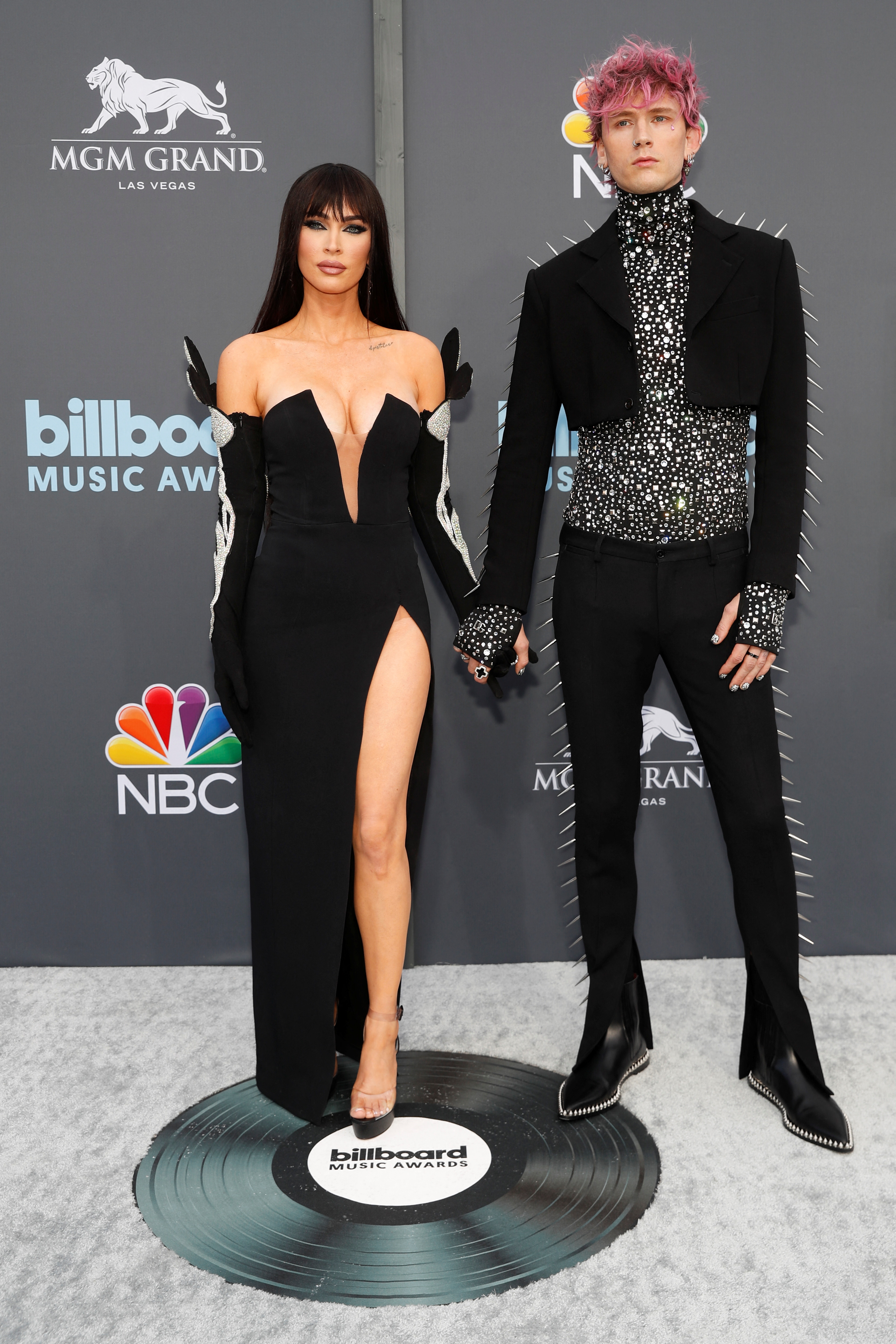 Megan Fox y Machine Gun Kelly en los Billboard Music Awards en Las Vegas (Reuters)