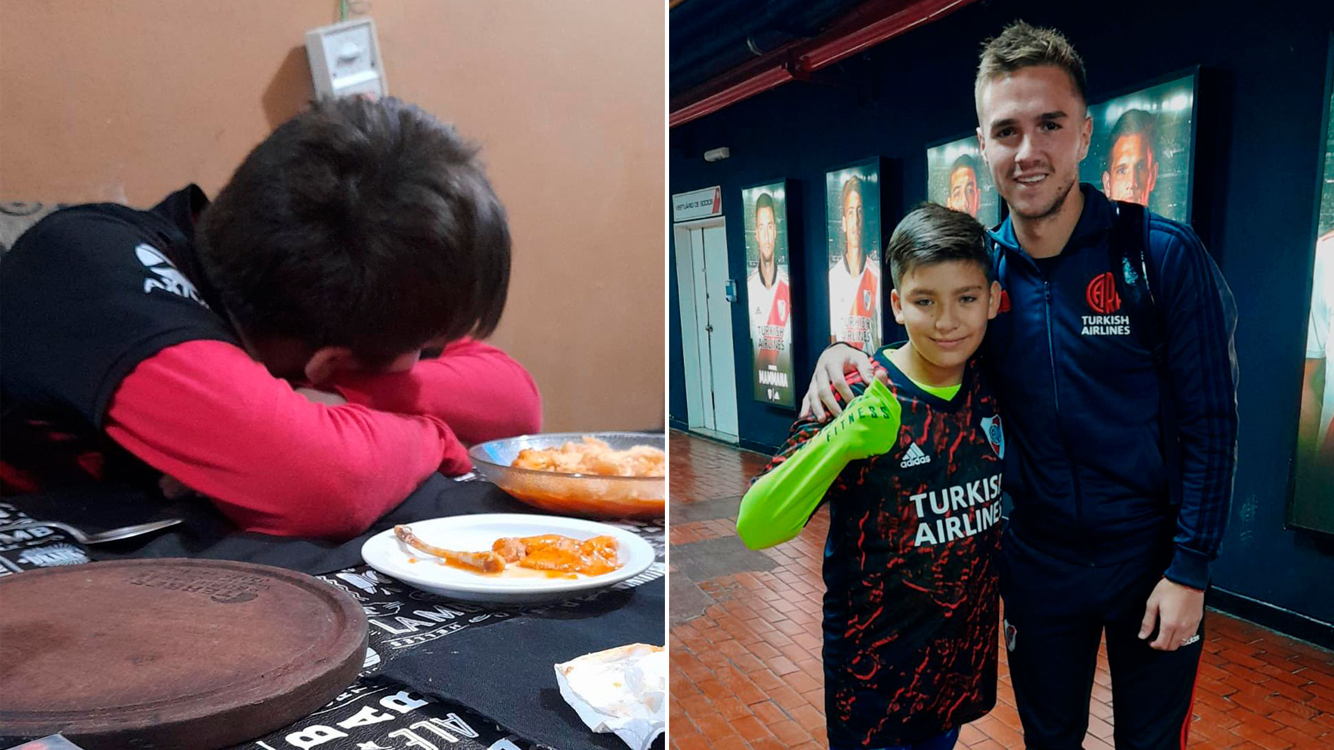 De la tristeza de haber sufrido bullying a la felicidad de conocer a sus jugadores favoritos (Fotos: @momorelojero)