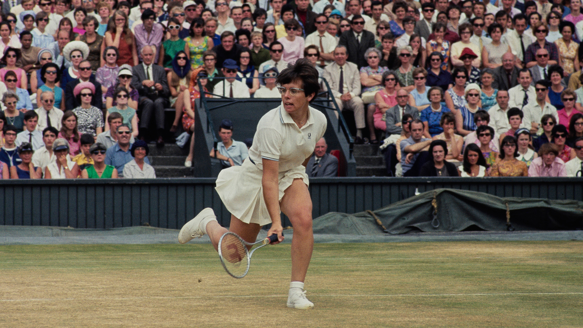 Billie Jean King y su amigo Schulz lucharon por la igualdad en el deporte. (Getty Images)