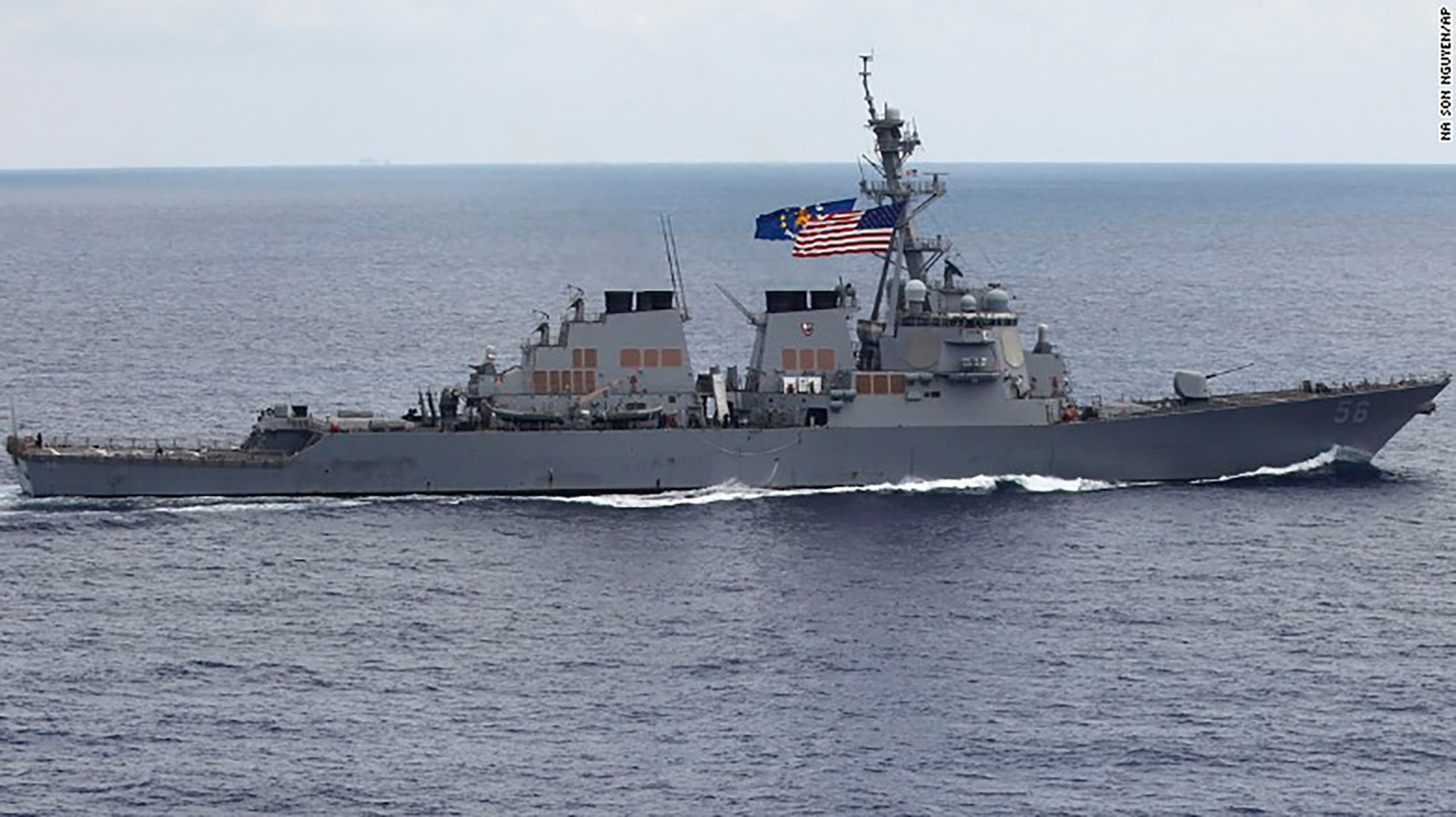 Un destructor clase Arleigh Burke, como el USS Barry (AP)
