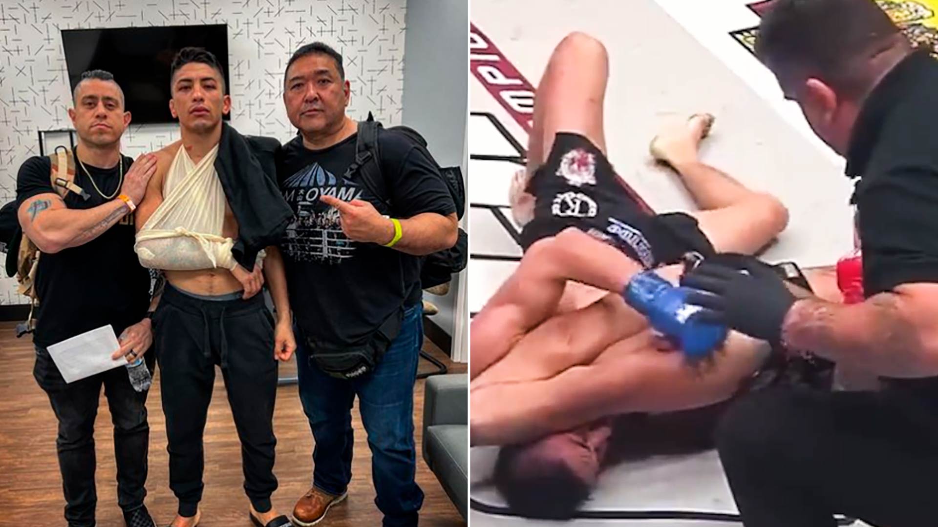 “El peor de la historia de MMA”: un árbitro tardó en detener un combate y uno de los luchadores quedó inconsciente