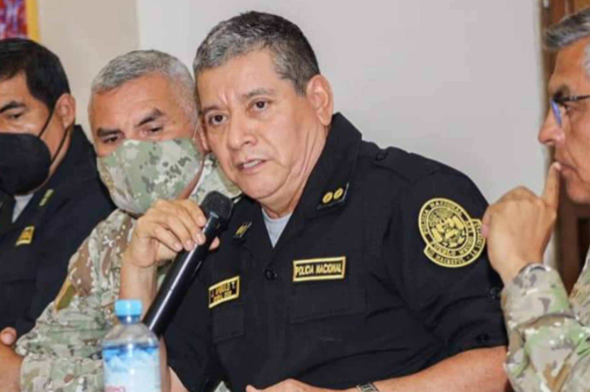 Jorge Angulo, nuevo comandante general de la PNP, registra llamadas con Juan Silva, Bruno Pacheco y Beder Camacho.