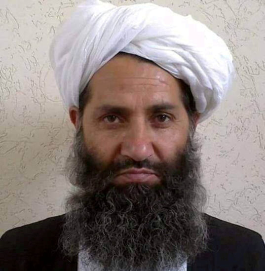 El líder talibán, Haibatullah Akhundzada